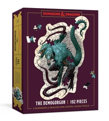 Dungeons & Dragons Mini Shaped Jigsaw Puzzle: The Demogorgon Edition: 102pc Puzzle